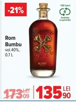 Carrefour Market Rom Bumbu vol.40% Ofertă