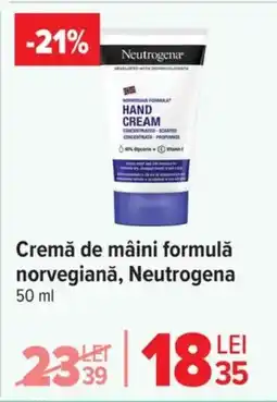 Carrefour Market Cremă de mâini formulă norvegiană, Neutrogena Ofertă