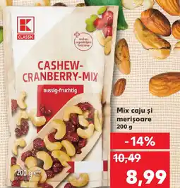 Kaufland Mix caju și merişoare Ofertă