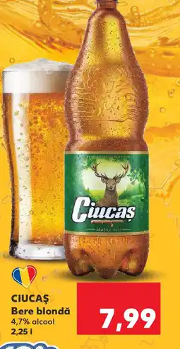Kaufland CIUCAŞ Bere blondă 4,7% alcool Ofertă