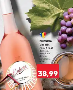 Kaufland EUFORIA Vin alb / rosu / rosé Ofertă
