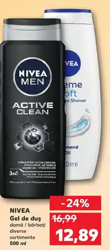 Kaufland NIVEA Gel de duş damă / bărbați Ofertă