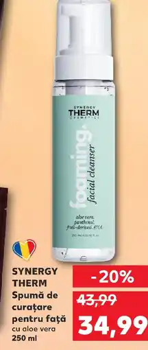 Kaufland SYNERGY THERM Spumă de curațare pentru faţă Ofertă