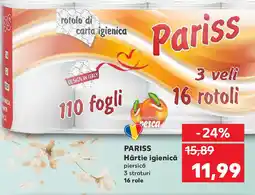 Kaufland PARISS Hârtie igienică Ofertă
