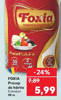 Kaufland FOXIA Prosop de hârtie Ofertă