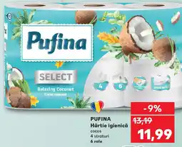 Kaufland PUFINA Hârtie igienică cocos Ofertă