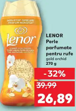 Kaufland LENOR Perle parfumate pentru rufe gold orchid Ofertă
