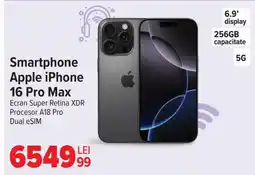 Carrefour Smartphone Apple iPhone 16 Pro Max Ofertă