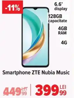 Carrefour Smartphone ZTE Nubia Music Ofertă