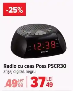 Carrefour Radio cu ceas Poss PSCR30 Ofertă