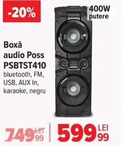 Carrefour Boxǎ audio Poss PSBTST410 Ofertă