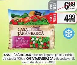 CBA CASA ȚĂRĂNEASCĂ amestec legume pentru ciorbă de văcuţă Ofertă