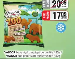VALDOR Zoo şniţel din piept de pui file