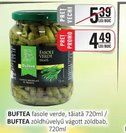 CBA BUFTEA fasole verde, tăiată Ofertă
