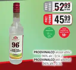 CBA PRODVINALCO alcool etilic 96% alc. Ofertă