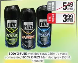 CBA BODY X-FUZE Men deo spray Ofertă