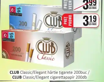 CBA CLUB Classic/Elegant hârtie ţigarete Ofertă