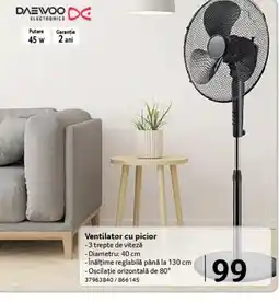 Selgros Ventilator cu picior Ofertă