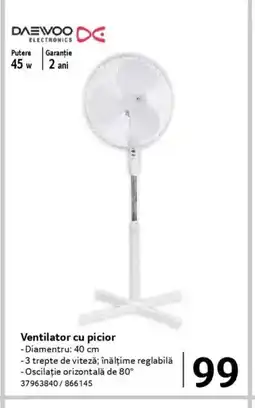 Selgros Ventilator cu picior Ofertă