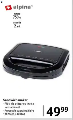 Selgros Sandwich maker Ofertă