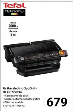Selgros TEFAL Grătar electric OptiGrill+ XL GC722834 Ofertă