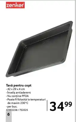 Selgros Tavă pentru copt Ofertă