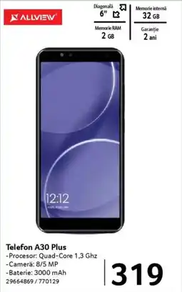 Selgros ALLVIEW Telefon A30 Plus Ofertă