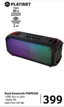 Selgros Boxǎ bluetooth PMPB360 Ofertă