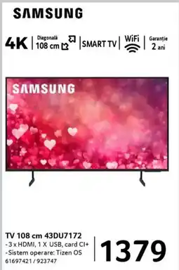 Selgros SAMSUNG TV 108 cm 43DU7172 Ofertă