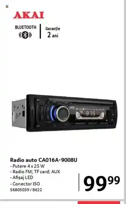 Selgros AKAI Radio auto CA016A-9008U Ofertă