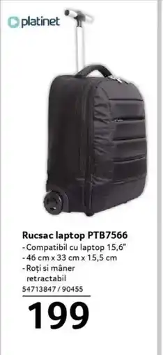 Selgros Rucsac laptop PTB7566 Ofertă