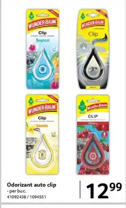 Selgros Odorizant auto clip Ofertă