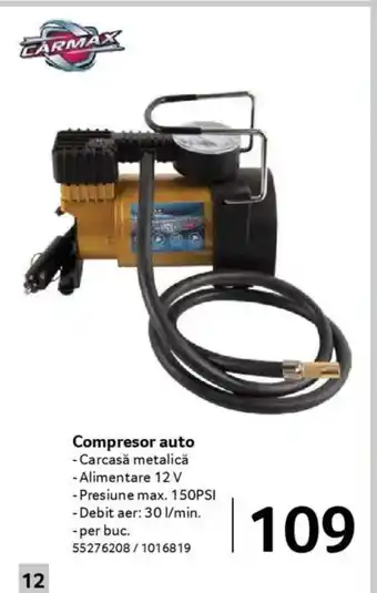 Selgros Compresor auto Ofertă
