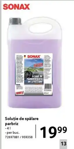 Selgros SONAX Soluție de spălare parbriz Ofertă