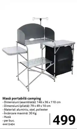Selgros Masǎ portabilă camping Ofertă