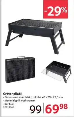 Selgros Grătar pliabil Ofertă