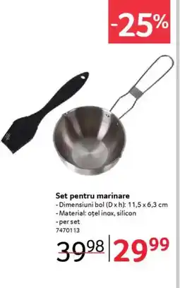 Selgros Set pentru marinare Ofertă