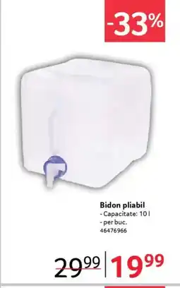 Selgros Bidon pliabil Ofertă