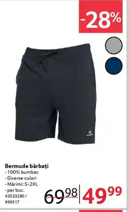 Selgros Bermude bărbați Ofertă