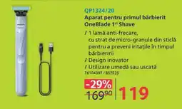 Selgros PHILIPS Aparat pentru primul bărbierit OneBlade 1st Shave Ofertă