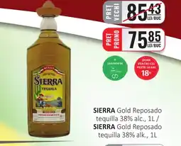 CBA SIERRA Gold Reposado tequilla 38% alc Ofertă