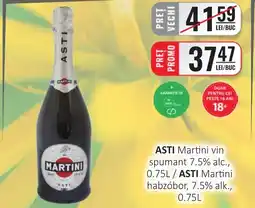 CBA ASTI Martini vin spumant 7.5% alc. Ofertă