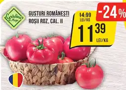 Mega Image Gusturi românesti roşii roz, cal. II Ofertă