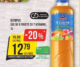 Mega Image Olympus suc de 9 fructe cu 7 vitamine Ofertă