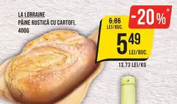 Mega Image La lorraine pâine rustică cu cartofi Ofertă