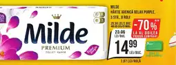 Mega Image Milde hârtie igienică relax purple, Ofertă