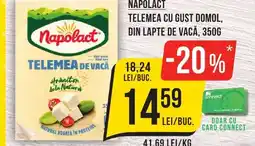Mega Image Napolact telemea cu gust domol, din lapte de vacă Ofertă
