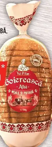 Mega Image Vel pitar pâine feliată, boierească, albă Ofertă