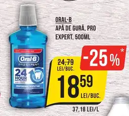 Mega Image Oral-b apă de gură, pro expert Ofertă