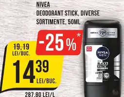 Mega Image Nivea deodorant stick Ofertă